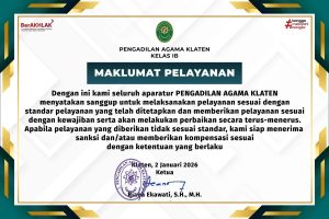 Maklumat Pelayanan 2026