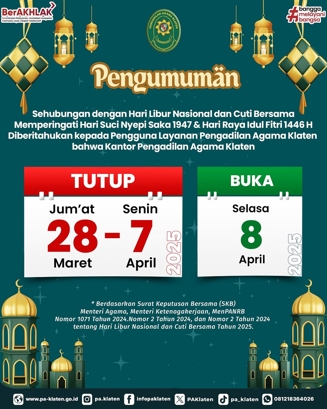 Pengumuman Pemenang Seleksi Kompetensi Posbakum 2025